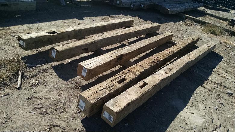 8x8 Hand-Hewn Timbers