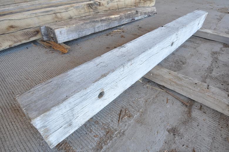 Picklewood Oak Weathered Unfinished Mantel