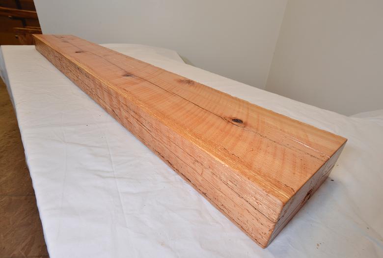 Beech Characteristics; Circle-Sawn Texture, Sanded; Finished with Tung Oil, Linseed Oil, and Semi-Gloss Polyurethane Mix