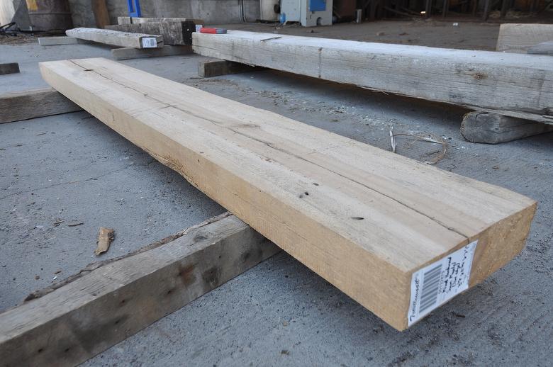 Hardwood Resawn Unfinished Mantels