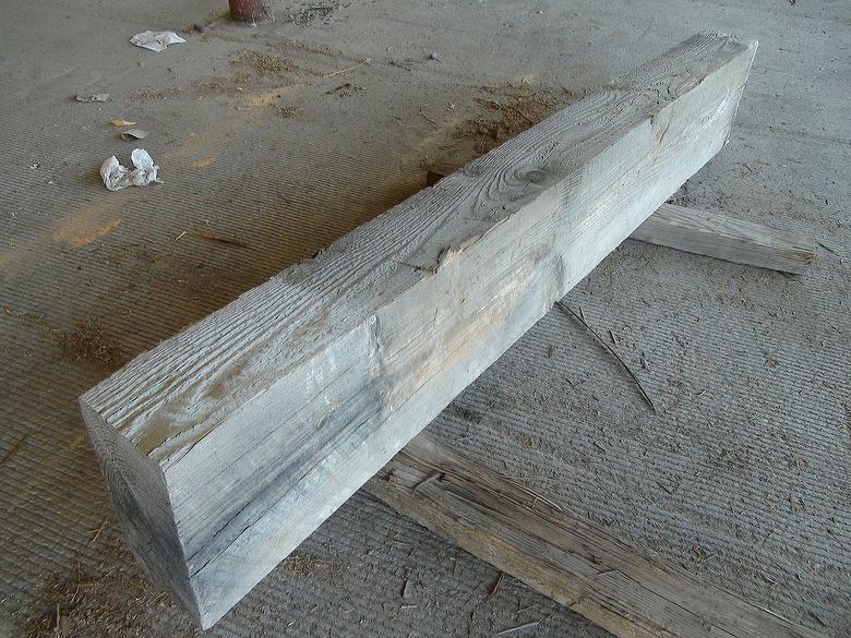 TWII Weathered Unfinished Mantel