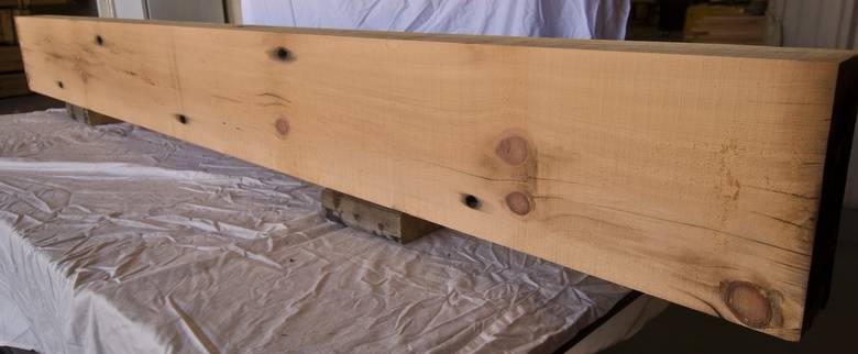 Band-Sawn Softwood Mantel