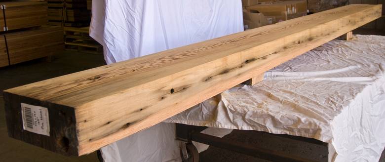 Planed Pine Mantel--BC # 80320