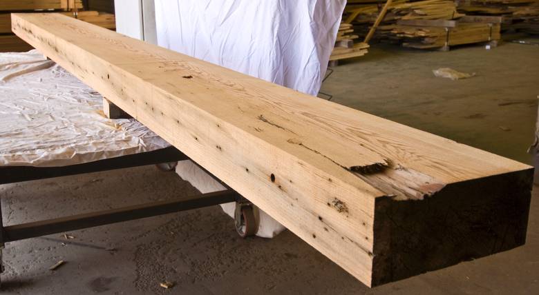 Planed Pine Mantel--BC # 80320