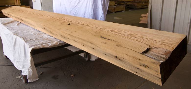 Planed Pine Mantel--BC # 80320