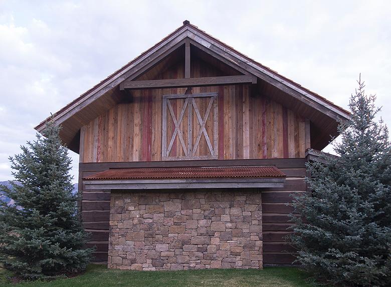 Exterior:  Antique Barnwood Siding