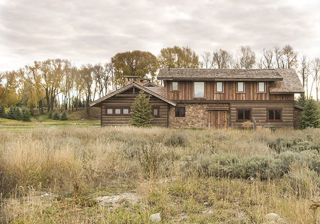 Exterior:  Antique Barnwood Siding