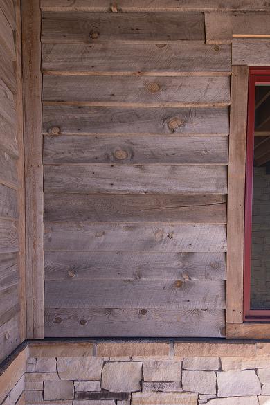 NatureAged Barnwood Lap and Board and Batten siding