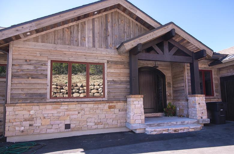 NatureAged Barnwood Lap and Board and Batten siding