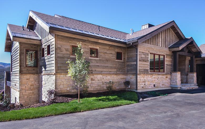 NatureAged Barnwood Lap and Board and Batten siding