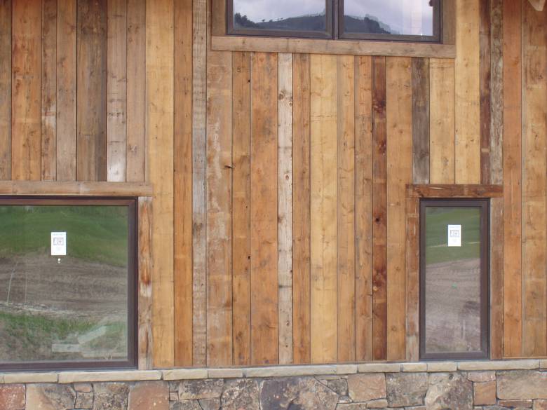 Smooth Brown Barnwood Close-Up