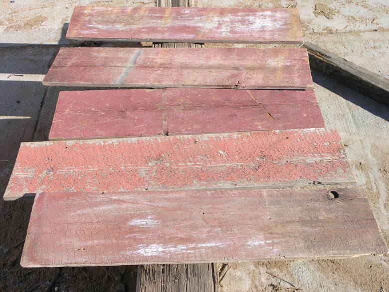 Faded Red Barnwood / 1x12 x 4