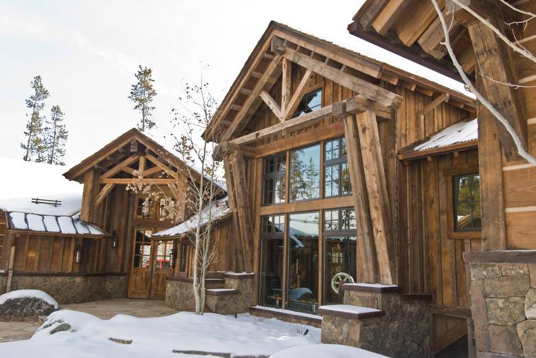 Weathered Timbers and Rough Brown Barnwood