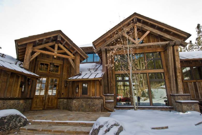 Weathered Timbers and Rough Brown Barnwood