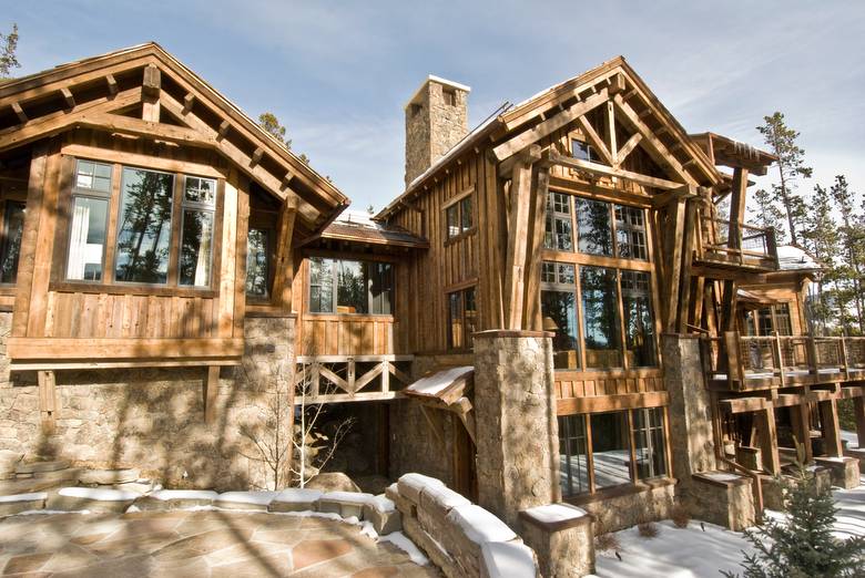 Weathered Timbers and Rough Brown Barnwood