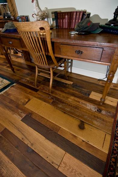 Antique Oak Skip-Planed Floor