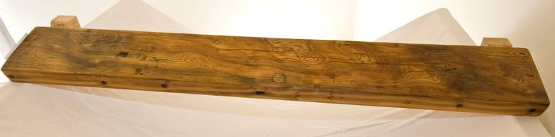 2 3/8"x8 1/4" x 62 3/4" Cypress Finished Mantel