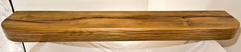 5" x 12 1/2" x 76" Oak Finished Mantel