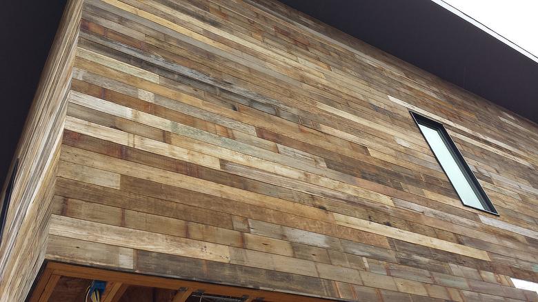 Original Weathered Face Picklewood Cypress Shiplap siding 5/8" thickness x 5" and 2 1.2" widths