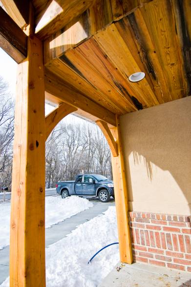 TWII and Rescued DF Timbers (Also TWII Lumber Porch Ceiling)