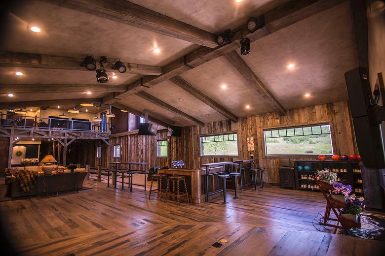 Antique Oak Skip-Planed Flooring, TWII Weathered Timbers, and TWII Mantel