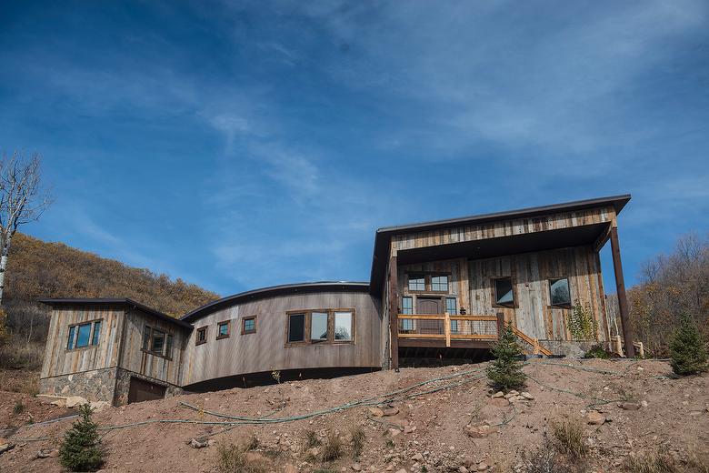 NatureAged Barnwood siding. Mixed Grays and Browns.