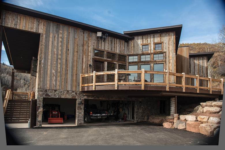 NatureAged Barnwood siding. Mixed Grays and Browns.