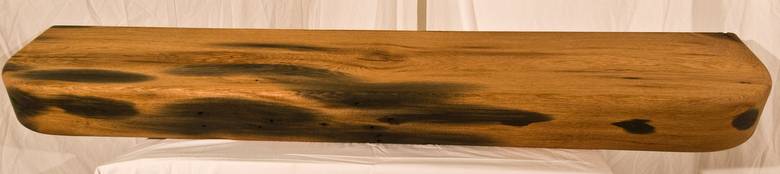 5x12 x 65" Finished Oak Mantel