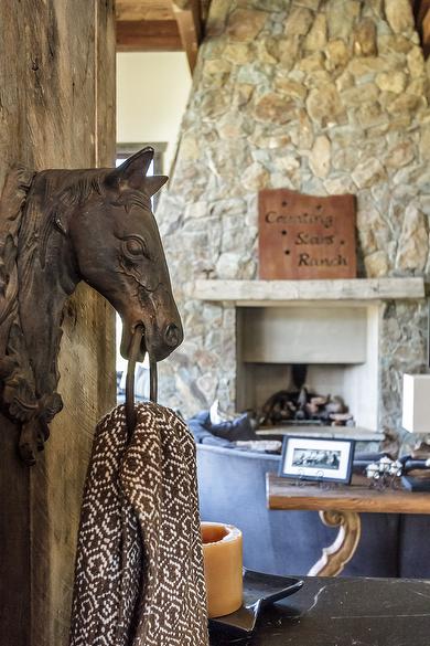 Antique Weathered Hand-Hewn Mantel