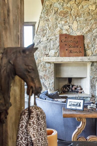 Antique Weathered Hand-Hewn Mantel