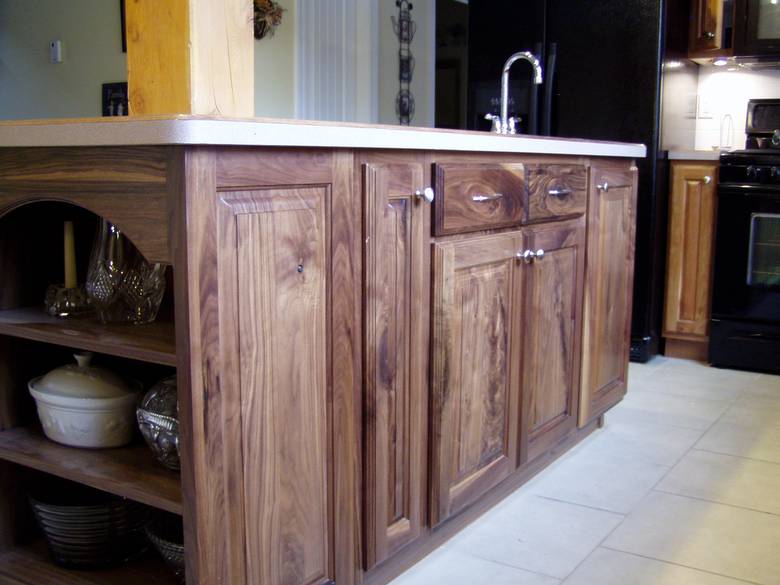 Black Walnut Cabinets