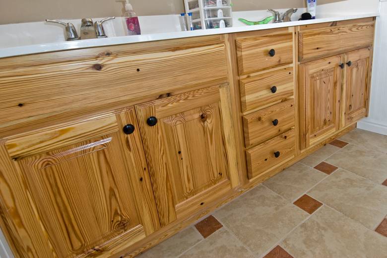Southern Yellow Pine Cabinets / SYP Cabinets in Brigham City, Utah Home