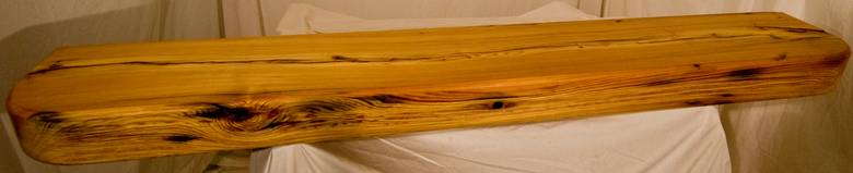 Heart Pine Finished Mantel