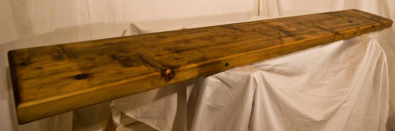 Cedar Picklewood Mantel / 2.5x12.5 x 96"