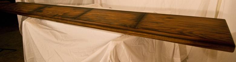 Redwood Picklewood Mantel / 2.25x11x96