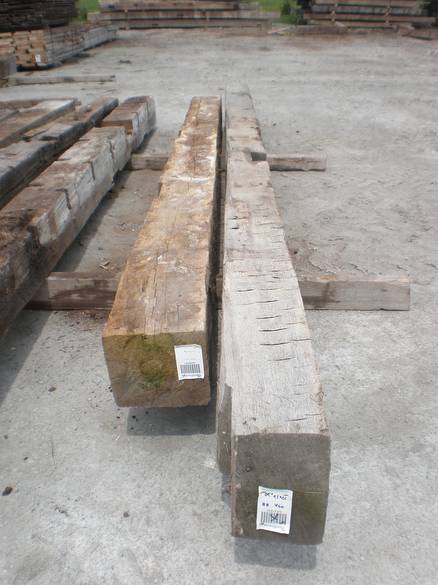 Hand Hewn Oak Timbers