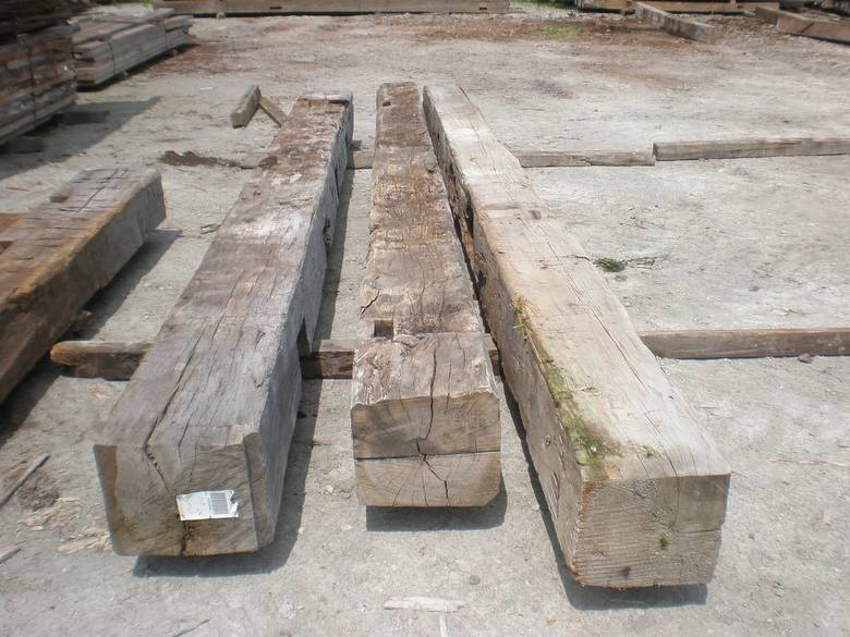 Hand Hewn Timbers