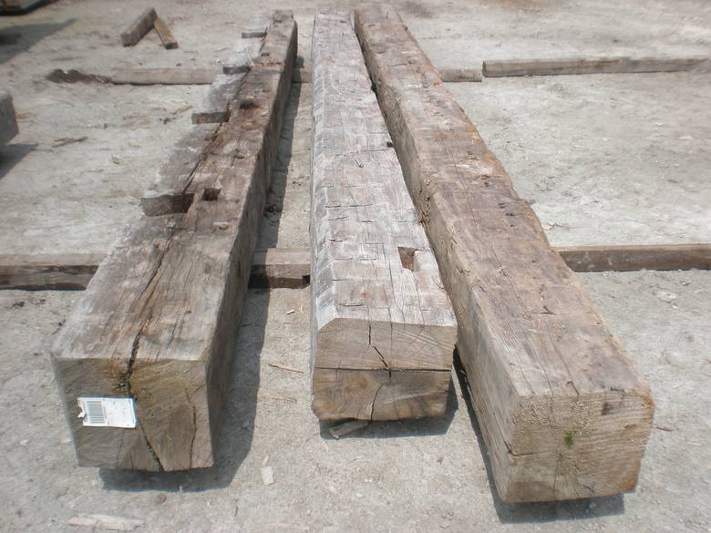 Hand Hewn Timbers