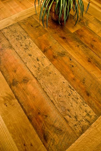 Barnwood T & G Skip-Planed Floor / Barnwood T & G Flooring (Skip-Planed)