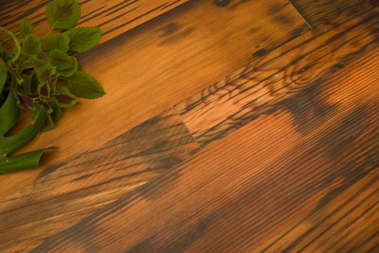 DF Picklewood Staves T & G Flooring / DF PW Staves/See Dark Stain, Microcheck, Clear Characteristics